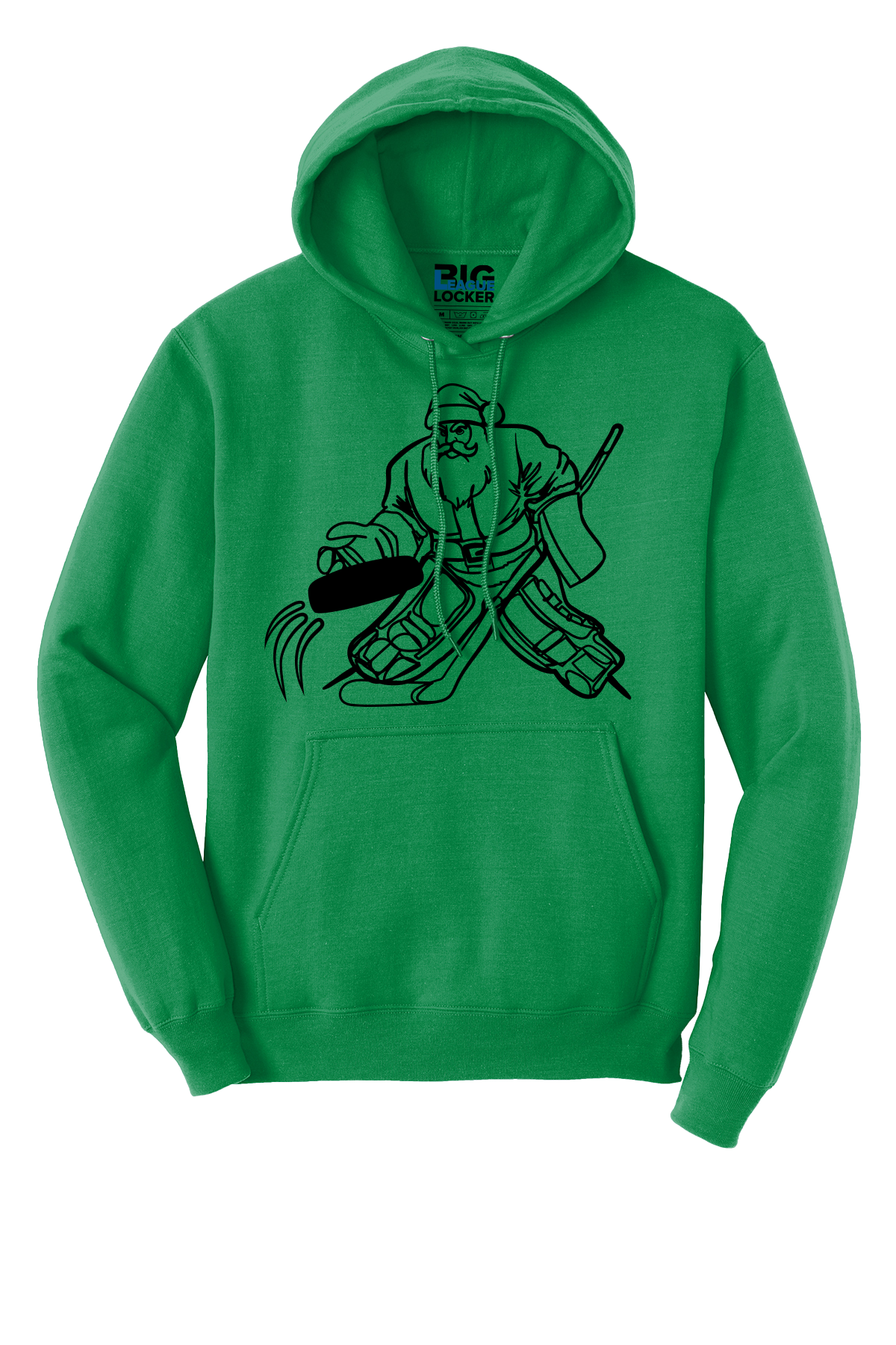 Santa Playing Hockey