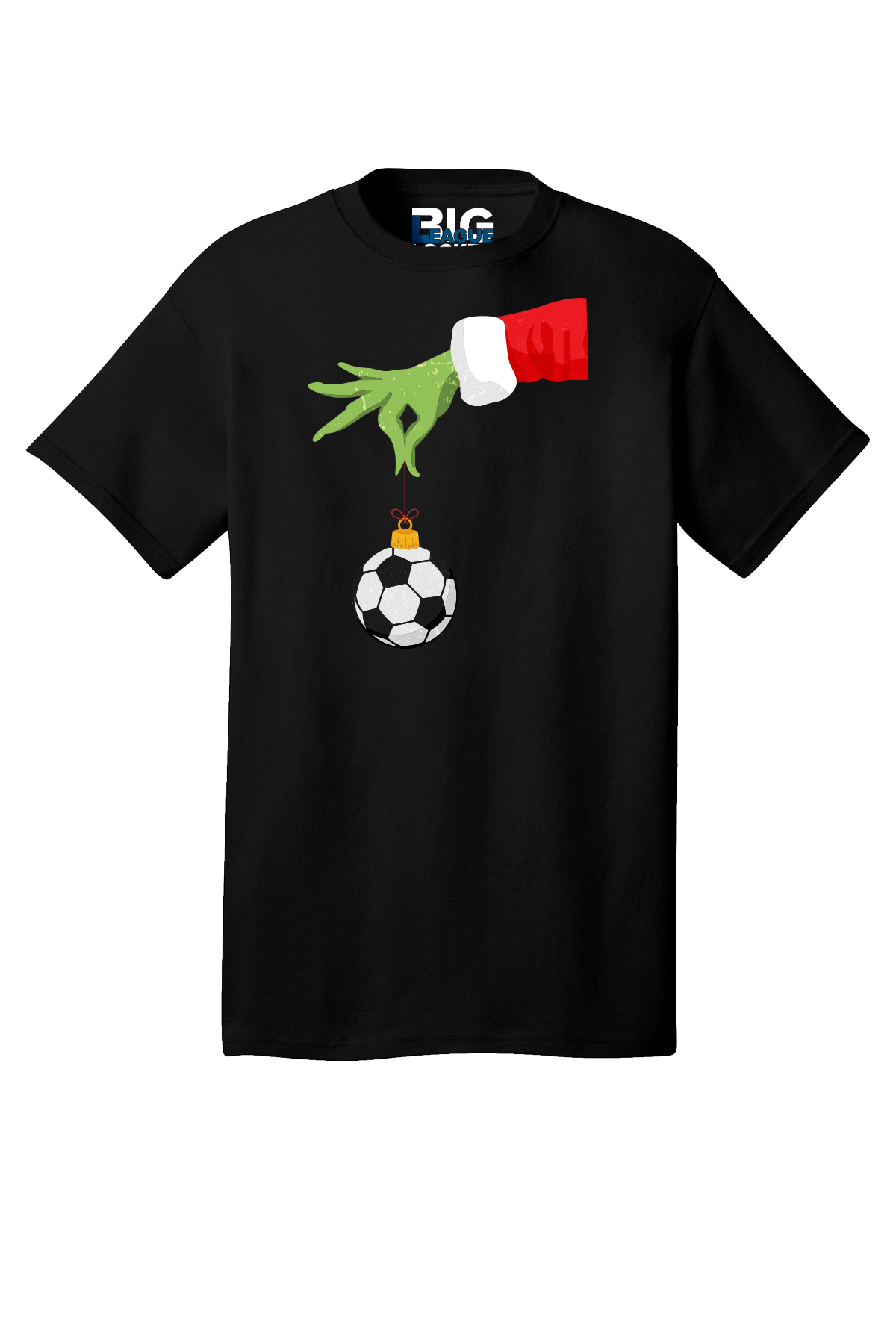 Grinch Soccer Ornament