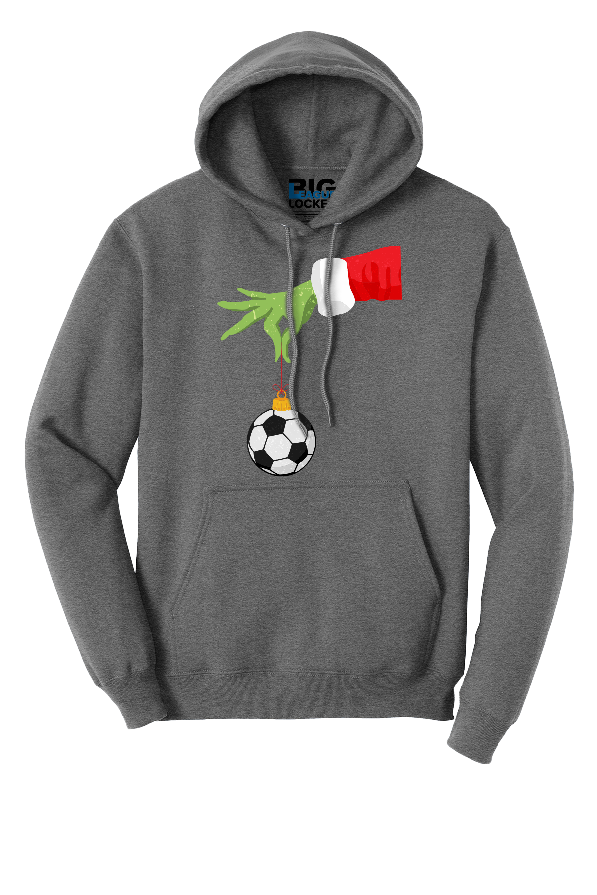 Grinch Soccer Ornament