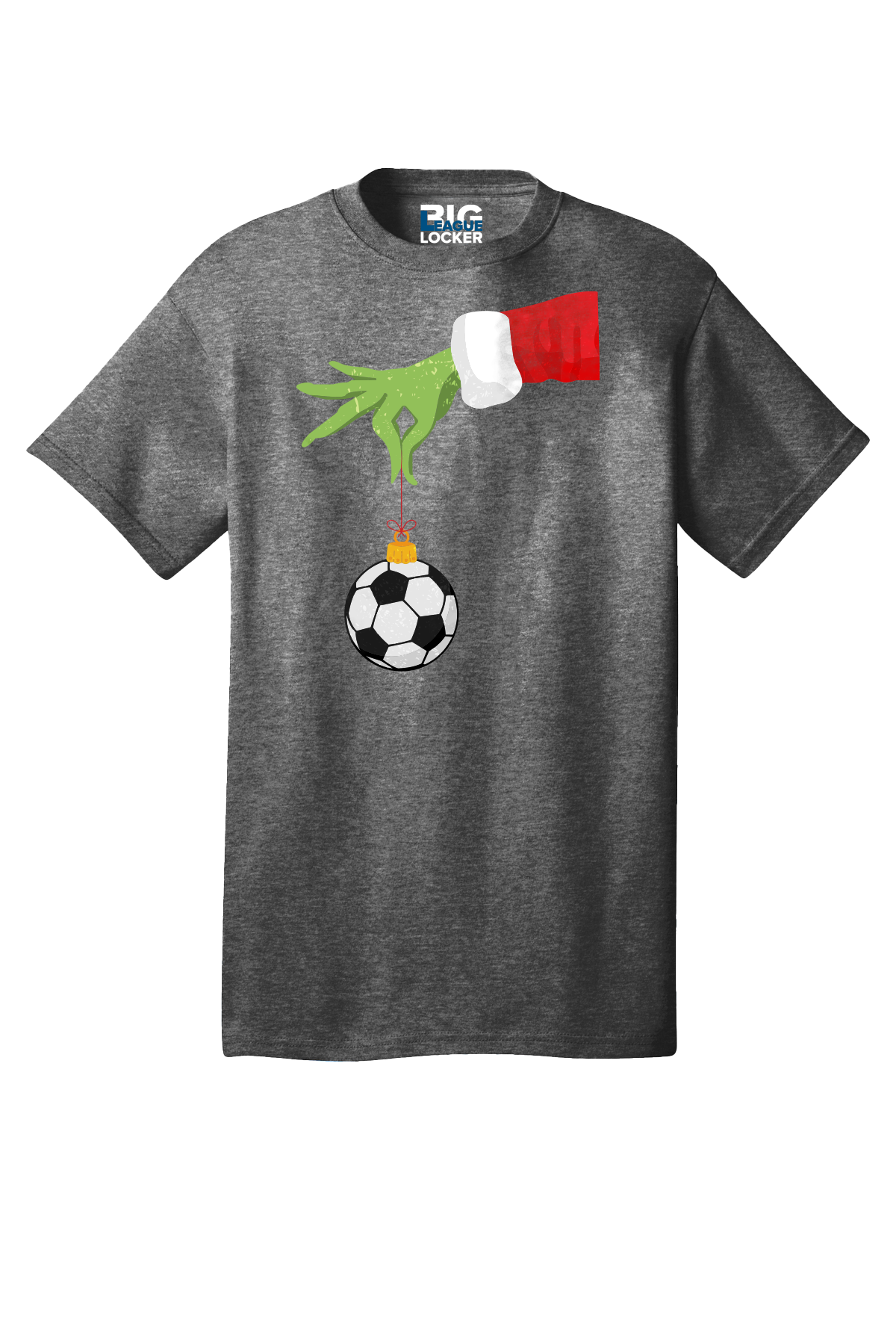 Grinch Soccer Ornament