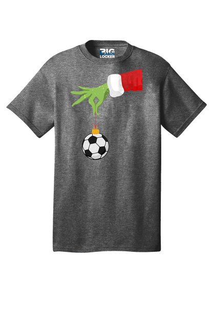 Grinch Soccer Ornament