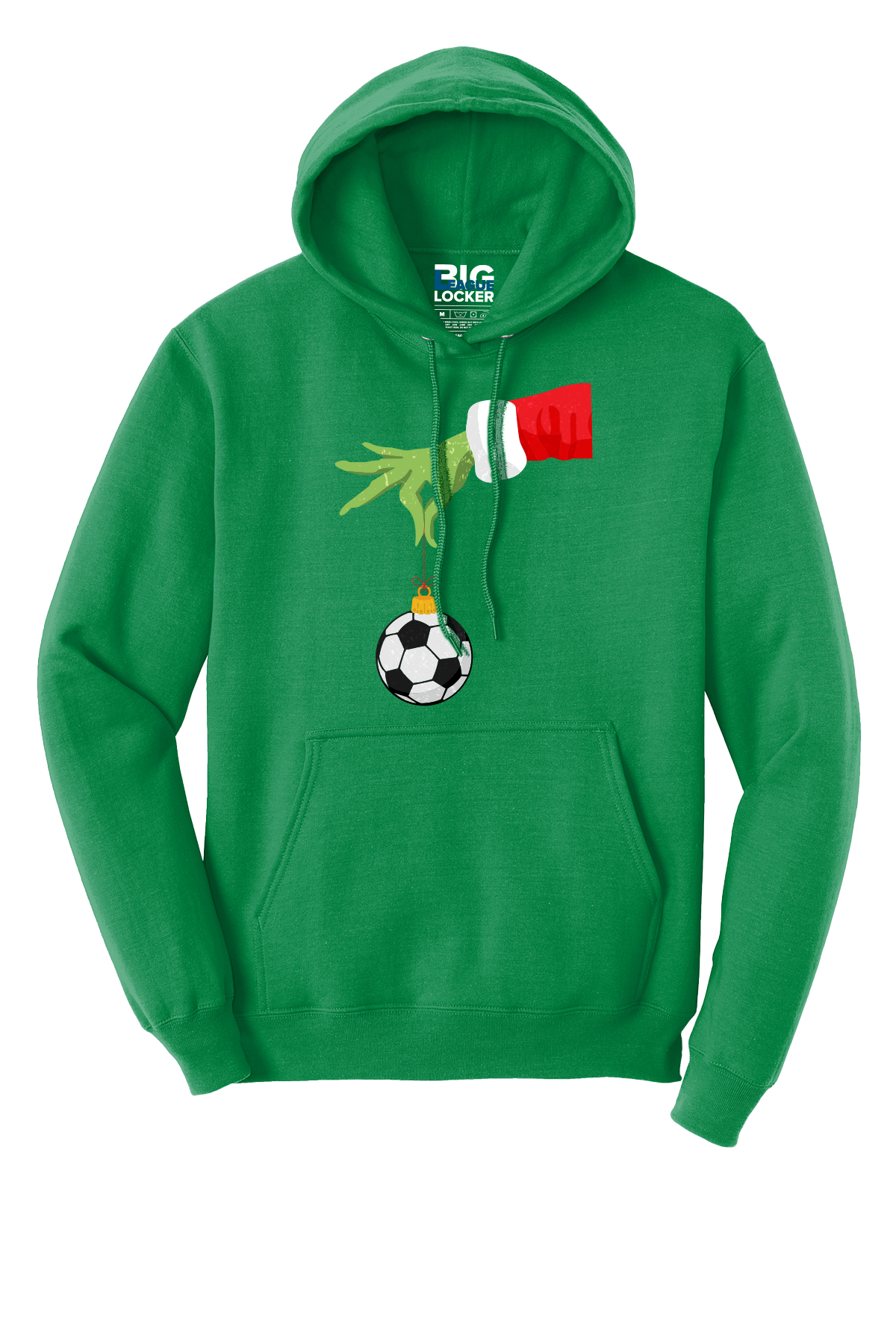 Grinch Soccer Ornament