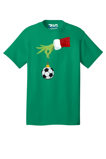 Grinch Soccer Ornament